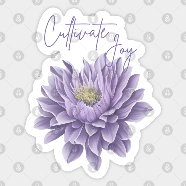 Cultivate Joy Sticker by AnataraArt